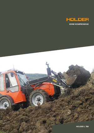 Kompakt kommunális traktorok Holder L 780