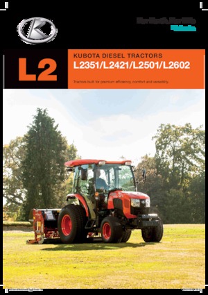 Kompakt kommunális traktorok Kubota L2501 DW