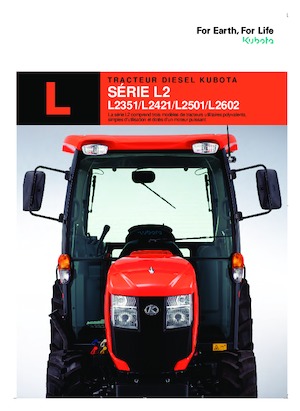 Kompakt kommunális traktorok Kubota L2501 DW