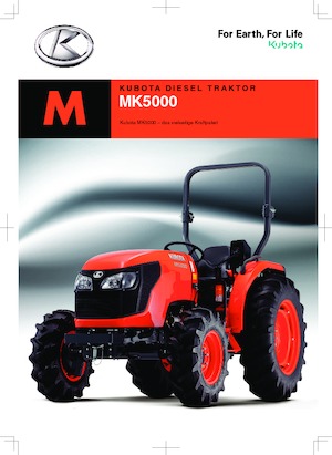 Kompakt kommunális traktorok Kubota MK 5000