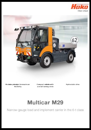 Kompakt kommunális traktorok Hako Multicar M29 C, CHK