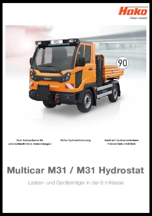 Kompakt kommunális traktorok Hako Multicar M31 C
