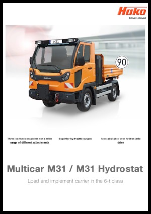 Kompakt kommunális traktorok Hako Multicar M31 C