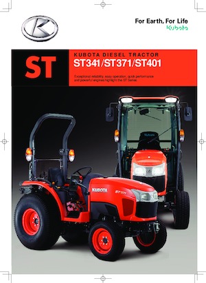 Kompakt kommunális traktorok Kubota ST341-C