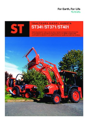 Kompakt kommunális traktorok Kubota ST341-C