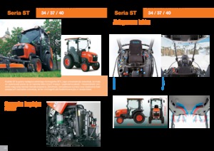 Kompakt kommunális traktorok Kubota ST341-C