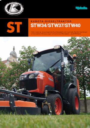 Kompakt kommunális traktorok Kubota STW34