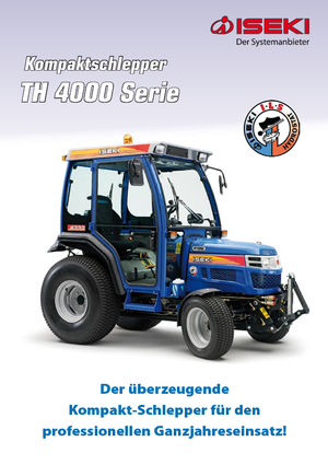 Kompakt kommunális traktorok Iseki TH 4290 AHL Spezial