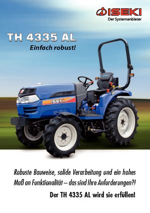 Kompakt kommunális traktorok Iseki TH 4335
