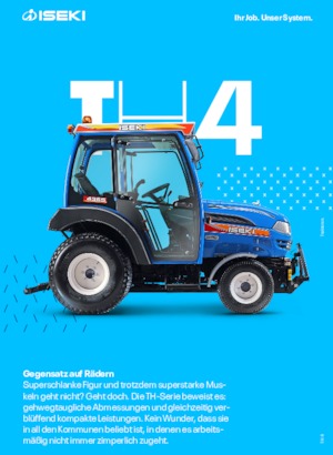 Kompakt kommunális traktorok Iseki TH 4365