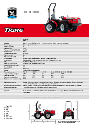 Kompakt kommunális traktorok Carraro Tigre 3200
