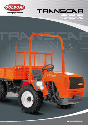 Kompakt kommunális traktorok Goldoni Transcar 25 RS