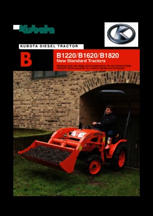 Kompakt kommunális traktorok Kubota B 1620