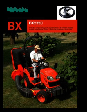 Kompakt kommunális traktorok Kubota BX2350 D