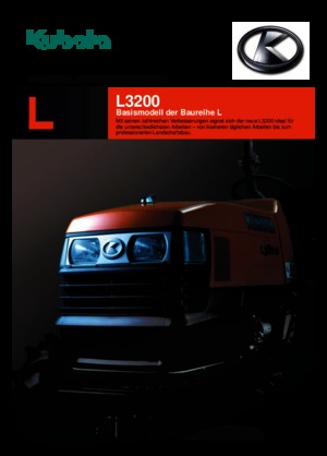 Kompakt kommunális traktorok Kubota L 3200