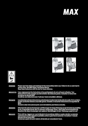 Szög és kapocsbelövők MAX USA CORP. CN55