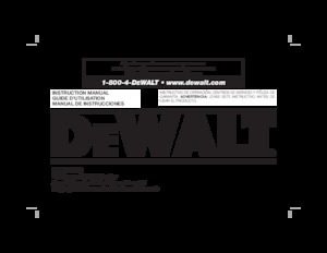 Szög és kapocsbelövők DEWALT DWFP1838