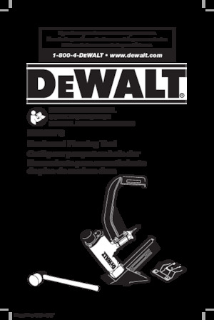 Szög és kapocsbelövők DEWALT DWMIIIFS
