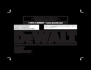 Szög és kapocsbelövők DEWALT DWSL18CAP