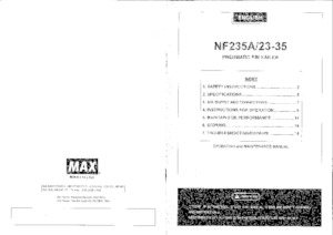 Szög és kapocsbelövők MAX USA CORP. NF235A/23-35