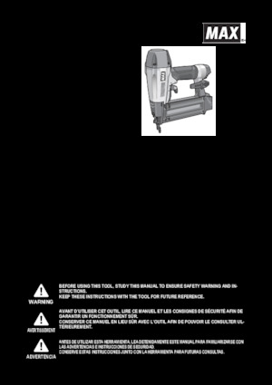 Szög és kapocsbelövők MAX USA CORP. NF255FA/18