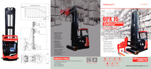 Szűkfolyosós targoncák VNA Noblelift OPX 33