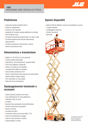 Gumikerekes ollós személyemelők JLG 10RS
