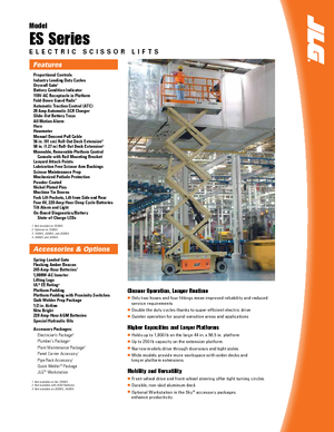 Gumikerekes ollós személyemelők JLG 1930ES