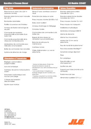 Gumikerekes ollós személyemelők JLG 3394RT