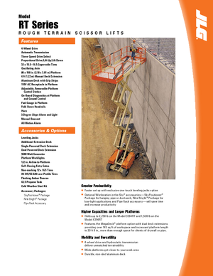 Gumikerekes ollós személyemelők JLG 3394RT