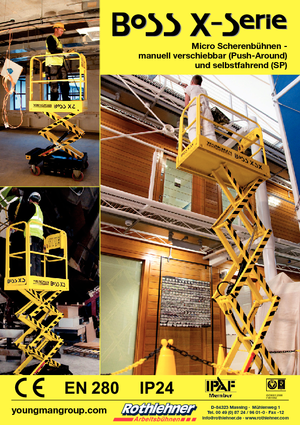 Gumikerekes ollós személyemelők Youngman BoSS X3 X