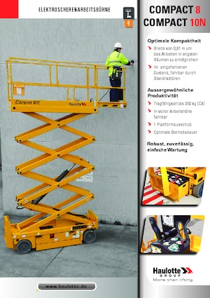 Gumikerekes ollós személyemelők Haulotte Compact 10N