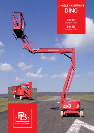 Gumikerekes töretőgémes munkaállványok PB Dino 112