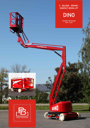 Gumikerekes töretőgémes munkaállványok PB DINO 112 II