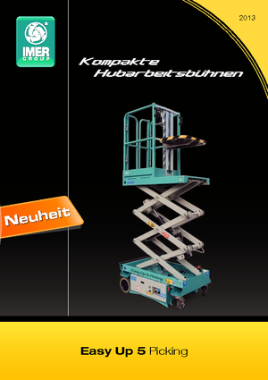Gumikerekes ollós személyemelők Iteco Easy Up 5 Picking