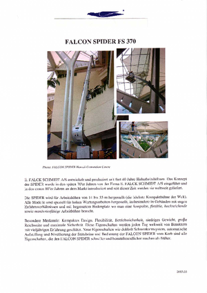 Lánctalpas töretőgémes munkaállványok Worldlift Industries AS - Rothlehner FS 370