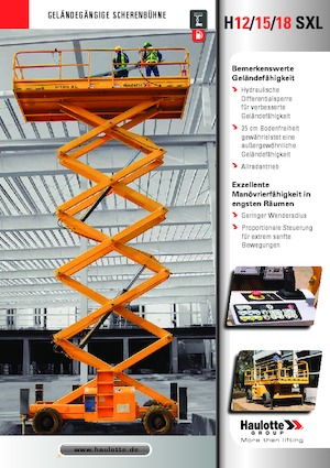 Gumikerekes ollós személyemelők Haulotte H18 SXL