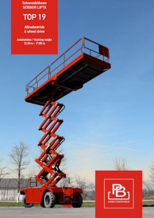 Gumikerekes ollós személyemelők PB PB S151-19E