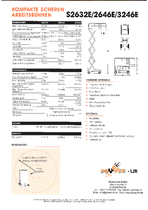 Gumikerekes ollós személyemelők Snorkel S 2646