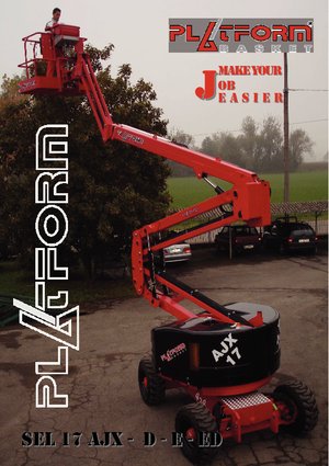 Gumikerekes töretőgémes munkaállványok Basket SEL 17 AJX