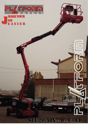 Gumikerekes töretőgémes munkaállványok Basket SEL 20 AJX