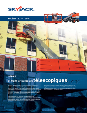 Gumikerekes töretőgémes munkaállványok Skyjack SJ 45 T