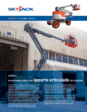 Gumikerekes töretőgémes munkaállványok Skyjack SJ 51 AJ