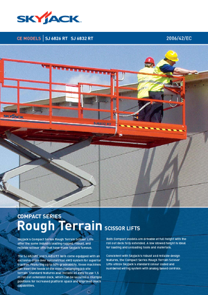 Gumikerekes ollós személyemelők Skyjack SJ 6832 RT