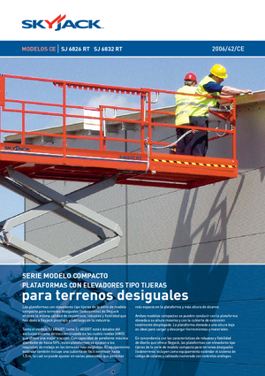 Gumikerekes ollós személyemelők Skyjack SJ 6832 RT