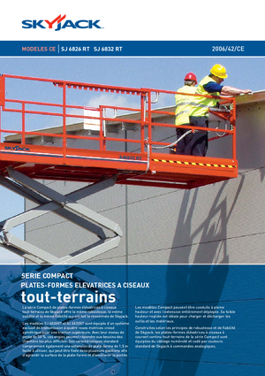 Gumikerekes ollós személyemelők Skyjack SJ 6832 RT