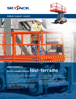 Gumikerekes ollós személyemelők Skyjack SJ 6832 RT