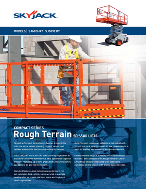 Gumikerekes ollós személyemelők Skyjack SJ 6832 RT