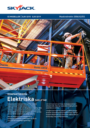 Gumikerekes ollós személyemelők Skyjack SJ III 3219