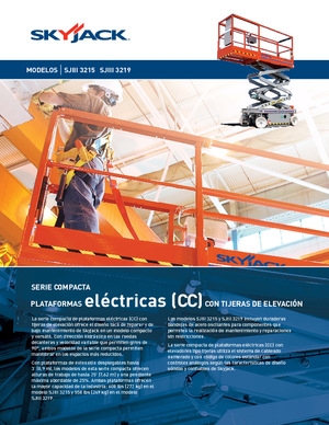 Gumikerekes ollós személyemelők Skyjack SJ III 3219